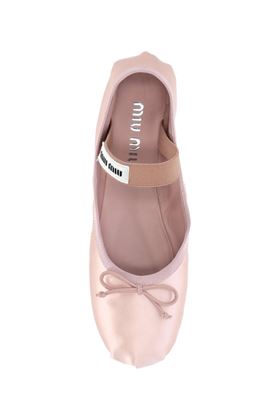 Satin ballerinas Miu Miu | 5F794DF-DX05QU6F0615